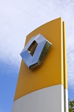 Ratingen, Germany - May 29, 2011: Signage at Renault car dealer'